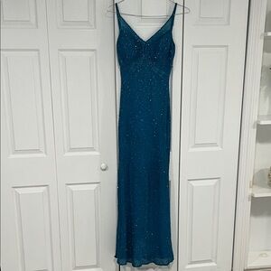 Scala Teal Maxi Dress